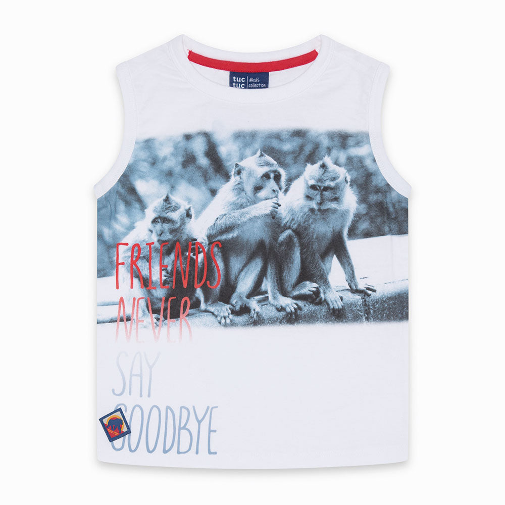 
  Sea Tank Top aus der Tuc Tuc Childrenswear Line mit schönem Print auf dem
  Vorderseite.



  ...