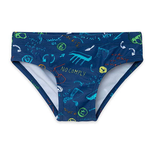 Slip de bain de la ligne Vêtements Enfant Tuc Tuc, collection Free Time, avec cordon à la taille ...