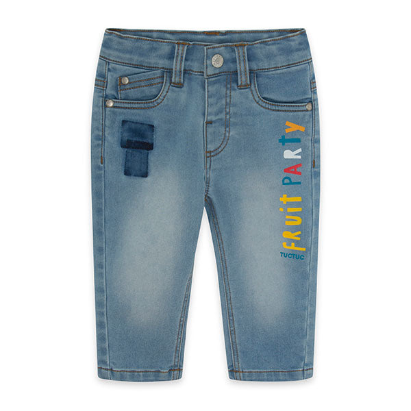 Pantalon en denim de la Ligne Vêtements Enfant Tuc Tuc, collection Fruitty Time,
  avec impressio...