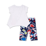 T SHIRT E LEGGINGS CAPRI JERSEY