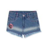 BERMUDA JEANS CON FRANGE