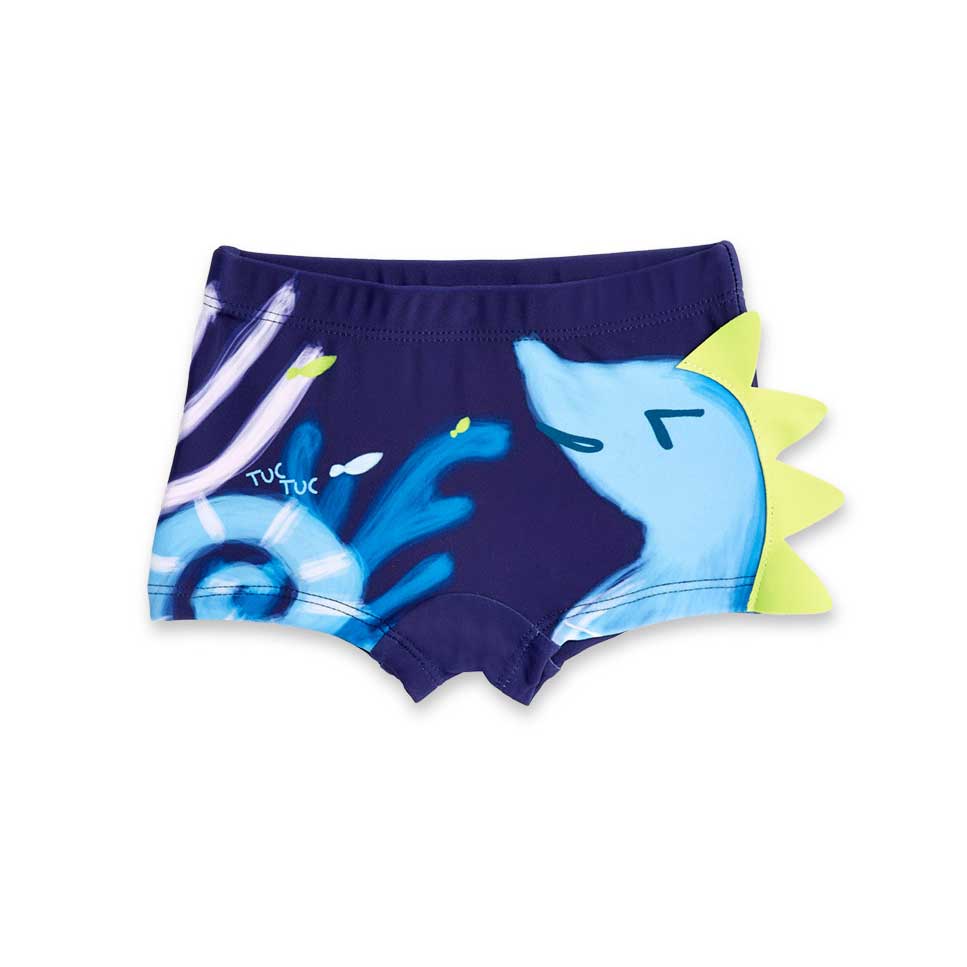 Boxer briefs with a fabric crest applique on a marine pattern.
 
Composition: POLYAMIDE 82.0%, EL...