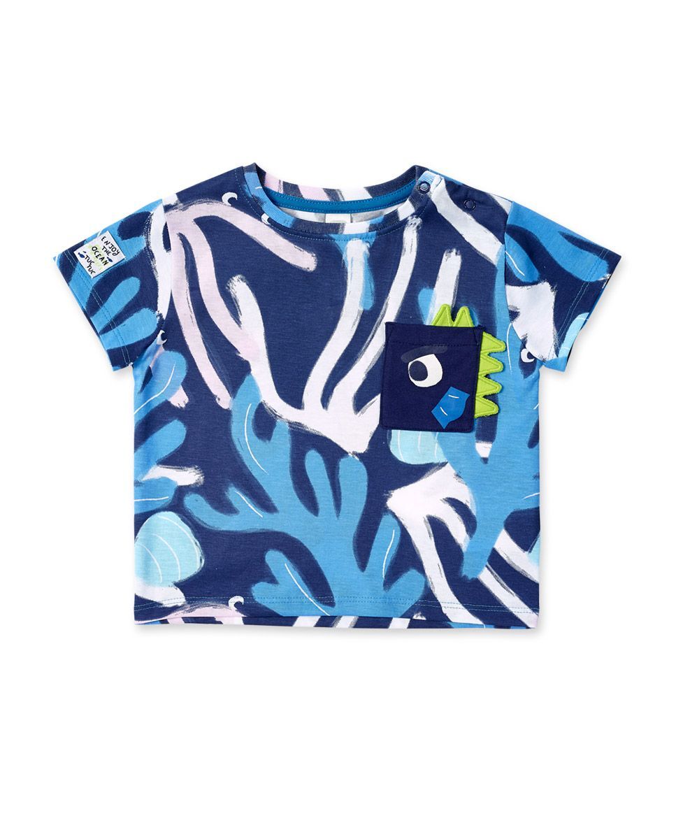 Maglietta della Linea Abbigliamento Bambino Tuc Tuc,  con bottoncini a pressione sulla spallina. ...
