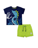 T-SHIRT AND BERMUDA SHORTS IN JERSEY FABRIC