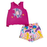 T-SHIRT ET SHORTS EN JERSEY