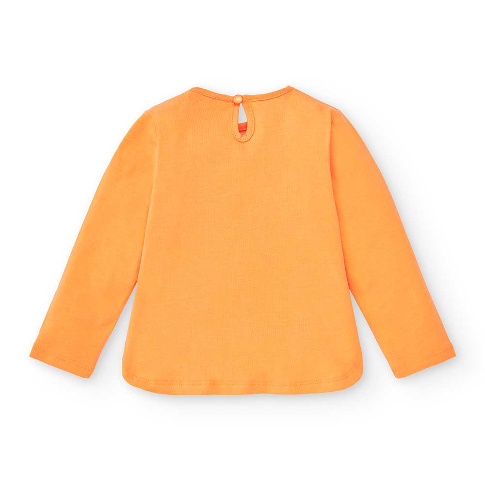 T-shirt à manches longues de la ligne Vêtements Fille Tuc Tuc, avec un imprimé coloré sur le deva...