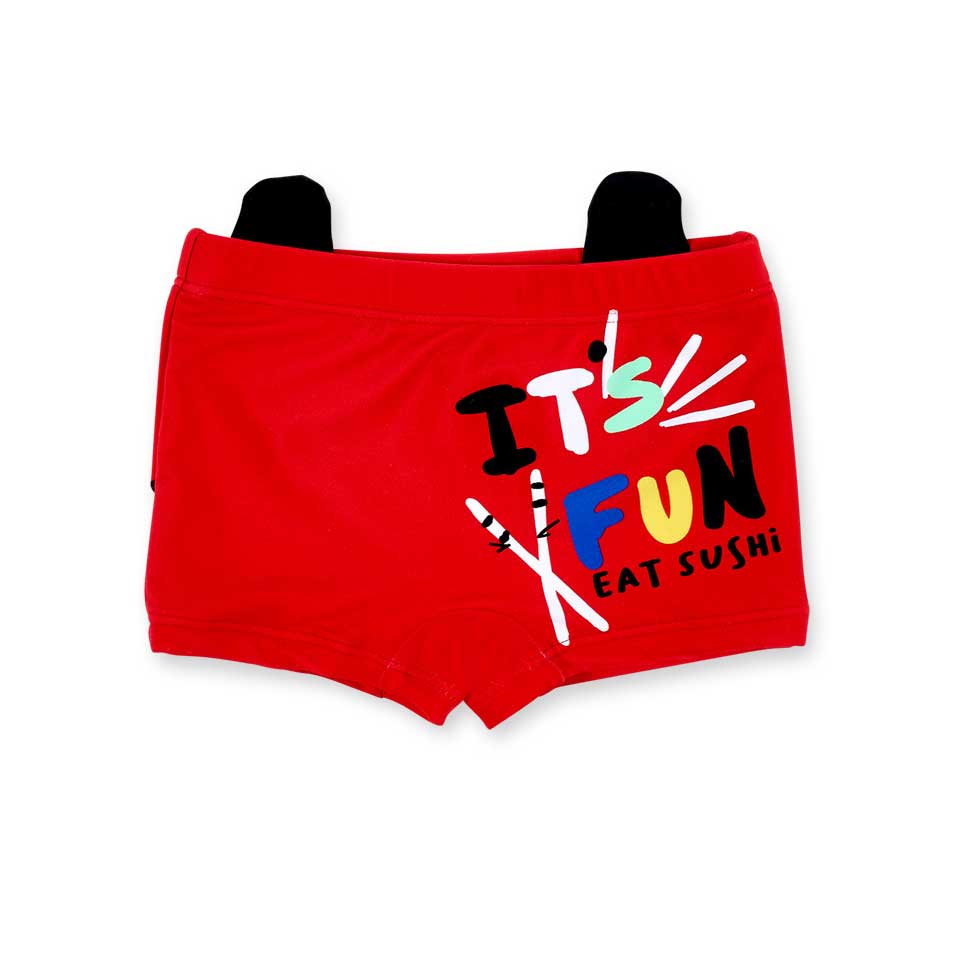 
Costume boxer aderente della Linea Abbigliamento bambino Tuc Tuc con stampa colorata sul davanti...