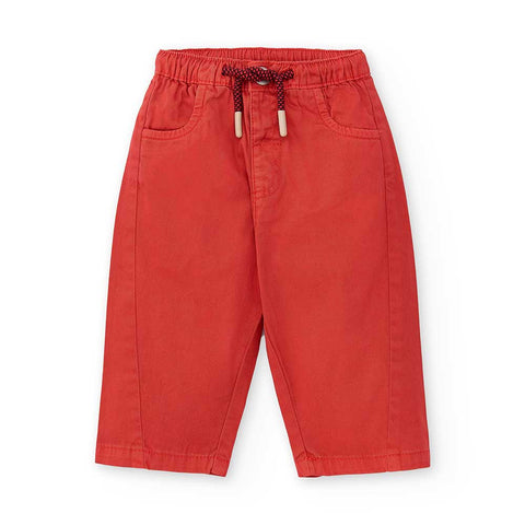 PANTALONI TWILL DI COTONE - TUC TUC - Colore: uni - Stagione: Primavera-Estate