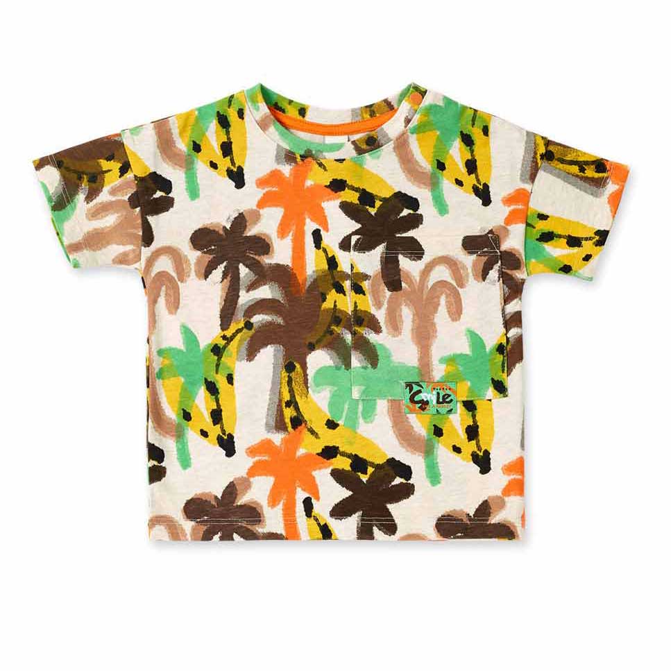T-shirt de la Ligne Vêtements Enfant tuc tuc, avec petite poche sur le devant, boutons-pression s...