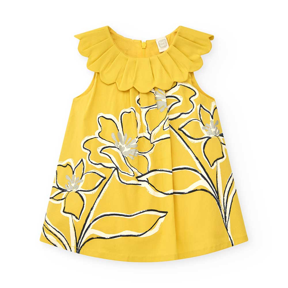 Robe de la Ligne Vêtements Fille Tuc Tuc, élégante, avec une coupe empire, un large col et un jup...