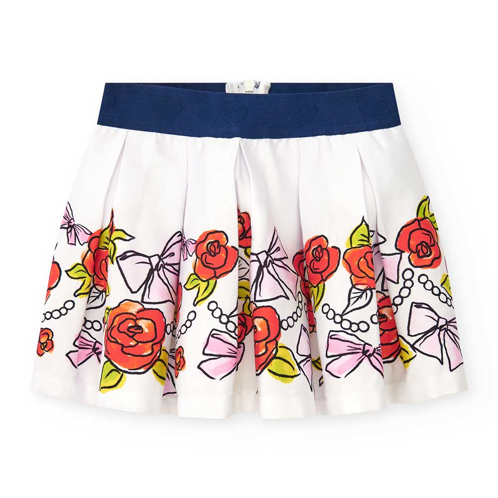 Jupe ample Ligne Vêtements Fille Tuc Tuc, avec élastique à la taille et fermeture éclair au dos. ...
