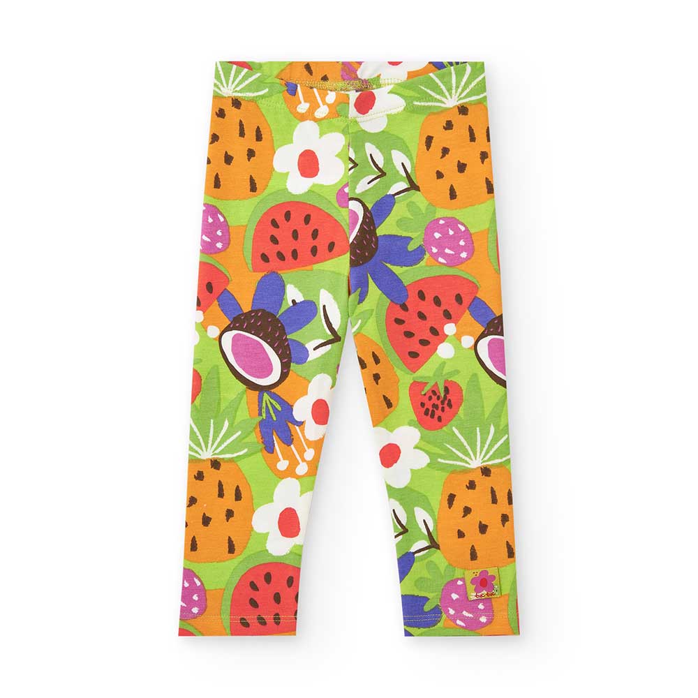 Leggins della Linea Abbigliamento Bambina Tuc Tuc con fantasia tropicale multicolor.
Composizione...