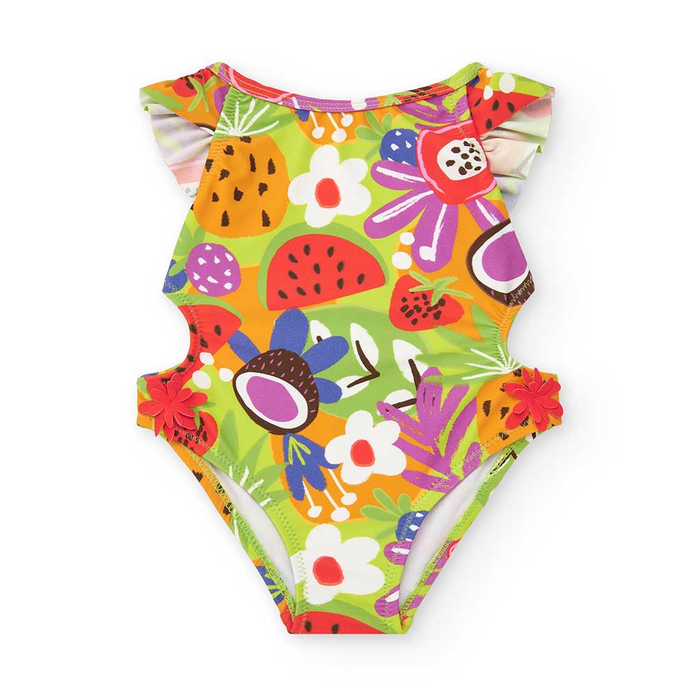 Trikini de la ligne Vêtements Fille Tuc Tuc, avec motif multicolore.Compositions : Polyamide 82 %...