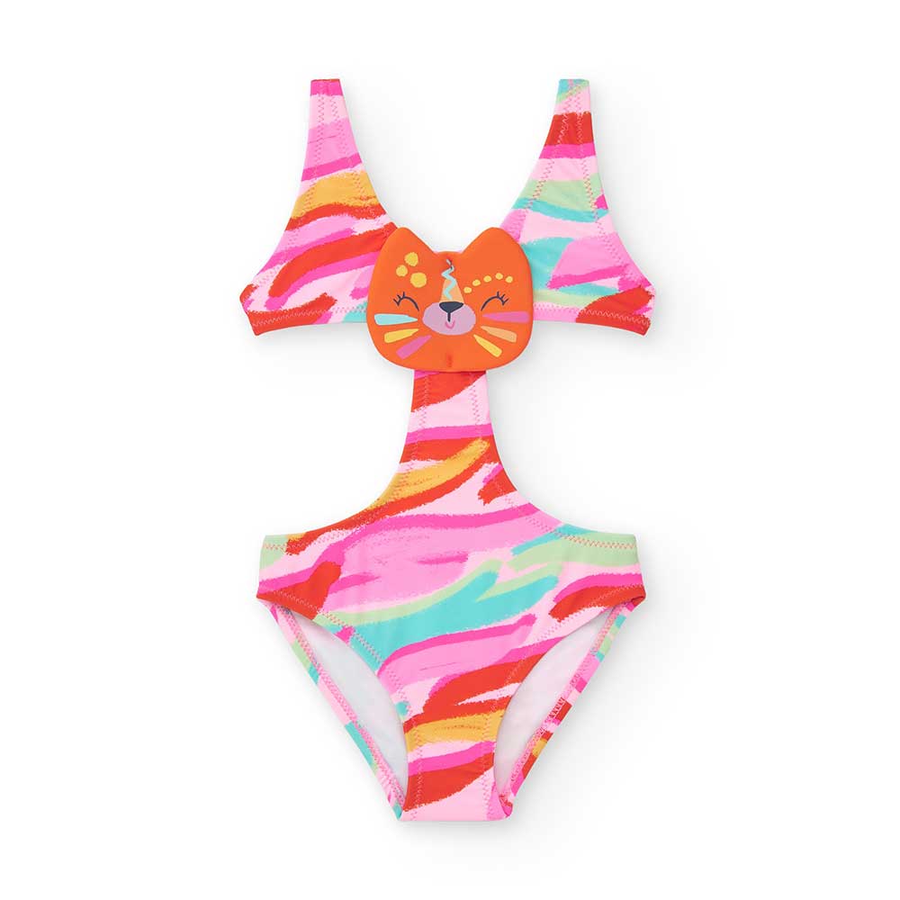 Trikini della Linea Abbigliamento Bambina Tuc Tuc, con fantasia multicolor.
Composizione:Poliammi...