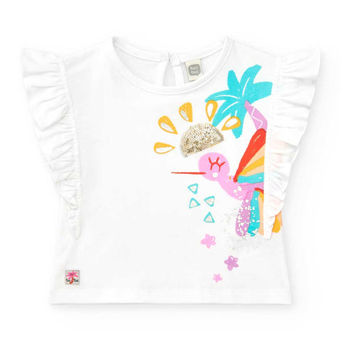 T-SHIRT JERSEY - TUC TUC - Sesso: Bambina - Colore: Bianco - Stagione: Primavera-Estate
