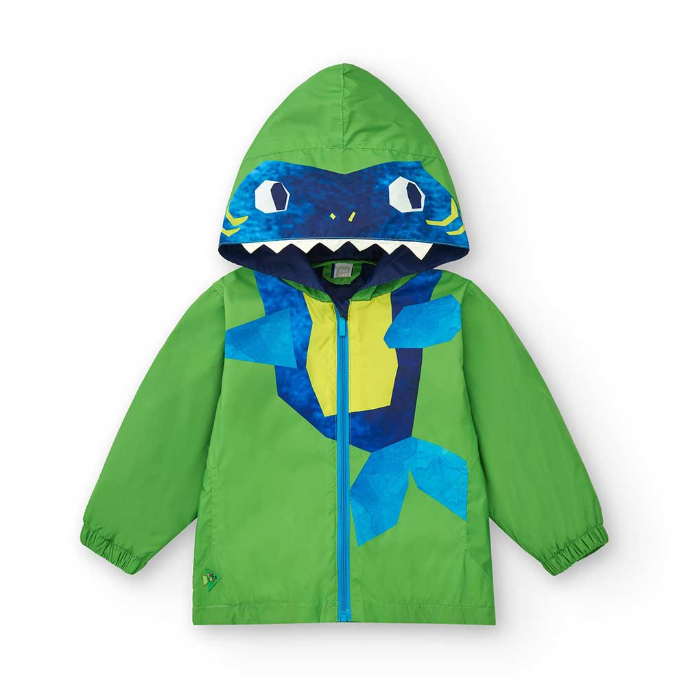 Giacca antivento della Linea Abbigliamento Bambino Tuc Tuc, con cappuccio e chiusura zip. Colori ...