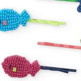 SET 4 CLIPS CHEVEUX COLORTHESEA