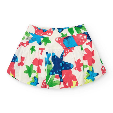 JUPE EN TOILE DE COTON