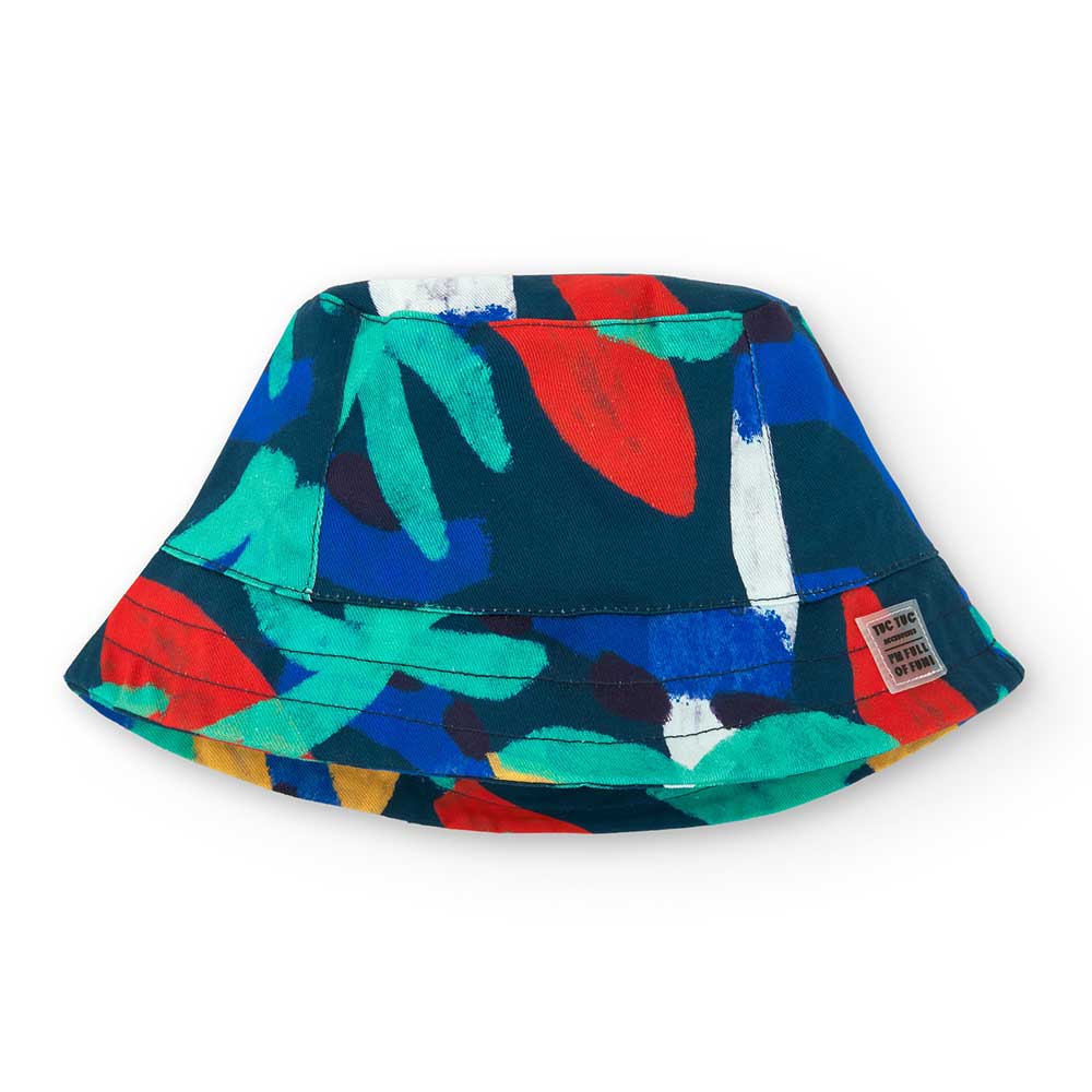 Tuc Tuc Children's Clothing Line Hat, with a colorful pattern.
Composition: 100% Cotton