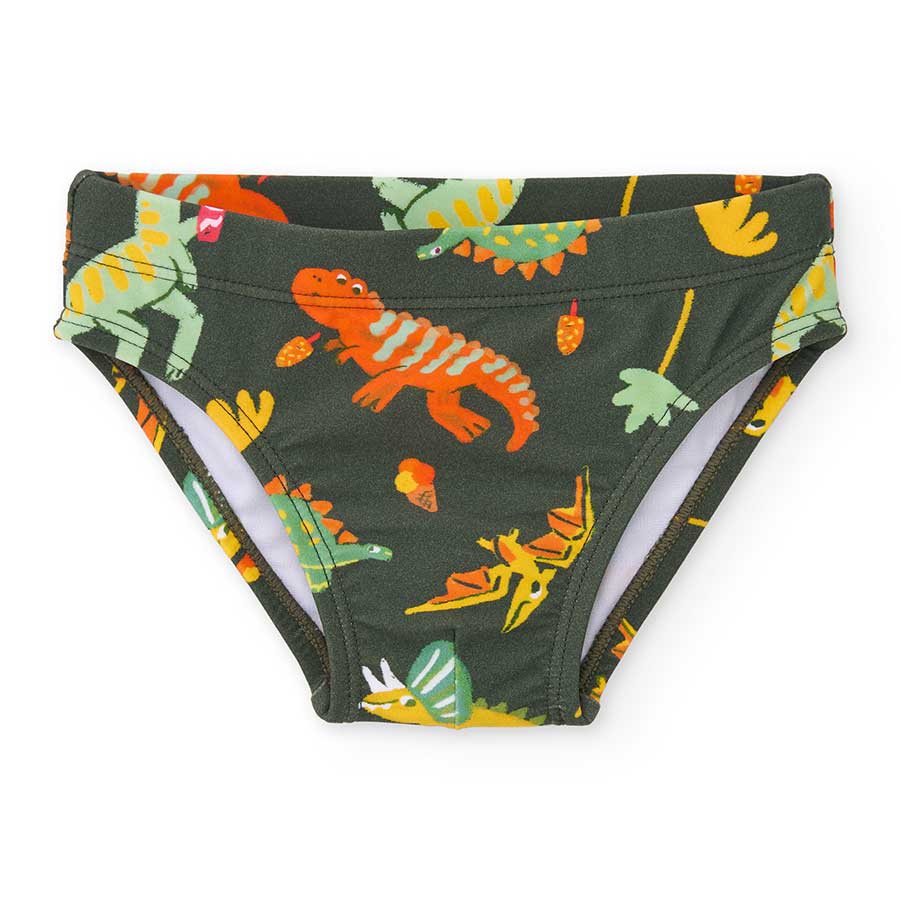 Questo slip costume da bagno è perfetto per i più piccoli, con un design divertente e fantasioso ...