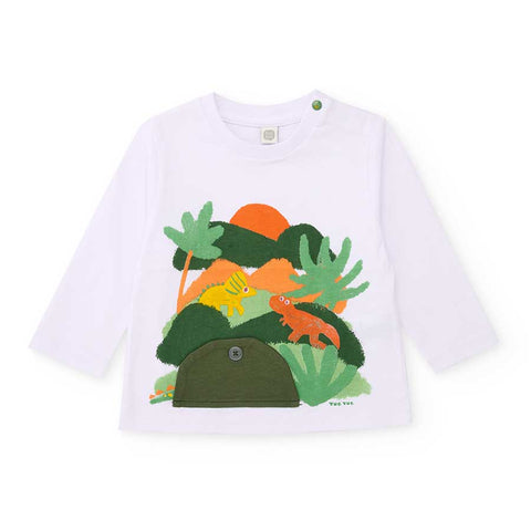 TSHIRT MANICA LUNGA STAMPATA
