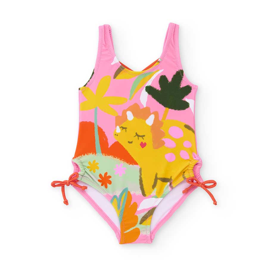 Lascia che le tue bambine si tuffino nell'estate con questo straordinario costume da bagno Tuc Tu...