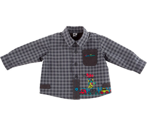 CAMICIA QUADRETTI - TUC TUC - Colore: Grigio - Stagione: Autunno-Inverno