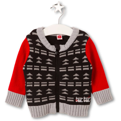 CHAQUETA TRICOT NIÑO GEOMETRIC - TUC TUC - Colore: uni - Stagione: Autunno-Inverno