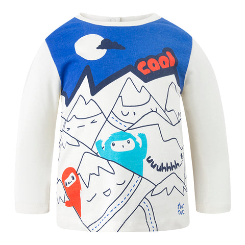 CAMISETA ESTAMPADA NIÑO YETI&amp;C - TUC TUC - Colore: uni - Stagione: Autunno-Inverno