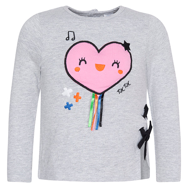 T-shirt de la ligne vêtements fille Tuc Tuc, avec application rembourrée sur le devant et lacets ...