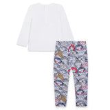 T-SHIRT JERSEY E LEGGINGS FELPA - TUC TUC - Sesso: Bambina - Colore: uni - Stagione: Autunno-Inverno