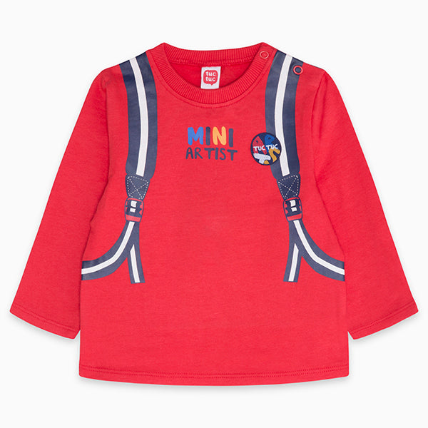 
  T-shirt della Linea Abbigliamento Bambino Tuc Tuc con bottoncini a pressione sulla
  spallina ...