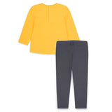 T-SHIRT E LEGGINGS JERSEY - TUC TUC - Sesso: Bambina - Colore: uni - Stagione: Autunno-Inverno