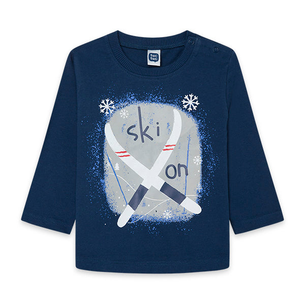T-shirt de la ligne vêtements enfant tuc Tuc, collection Glaciar. Avec impression multicolore sur...