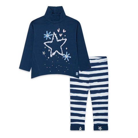 T-SHIRT E LEGGINGS JERSEY - TUC TUC - Sesso: Bambina - Colore: uni - Stagione: Autunno-Inverno
