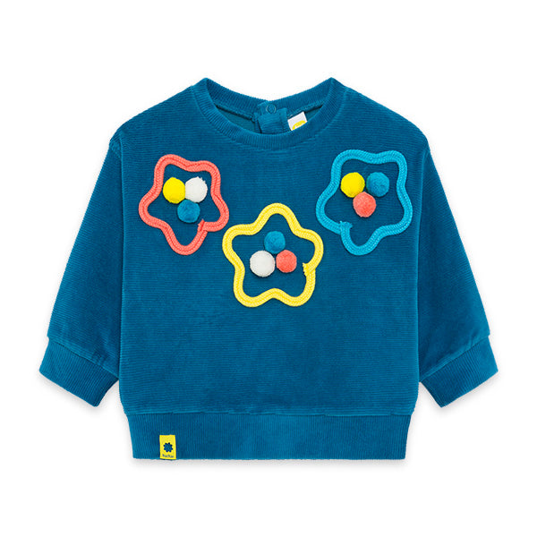 
  Gestreiftes Samt-Sweatshirt aus der Tuc Tuc Mädchenkollektion, Kollektion
  Wanderer. Mit mehr...