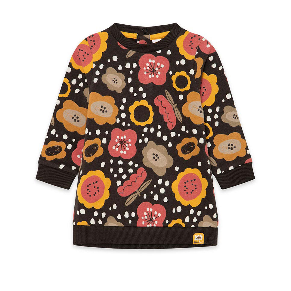 Robe en molleton de la Ligne Vêtements Fille Tuc Tuc, avec un motif floral intégral.
 
Compositio...