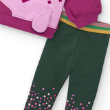 TRIKOT-SWEATSHIRT UND LEGGINGS