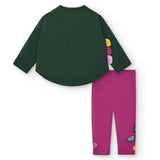 T-SHIRT E LEGGINGS JERSEY - TUC TUC - Sesso: Bambina - Colore: uni - Stagione: Autunno-Inverno