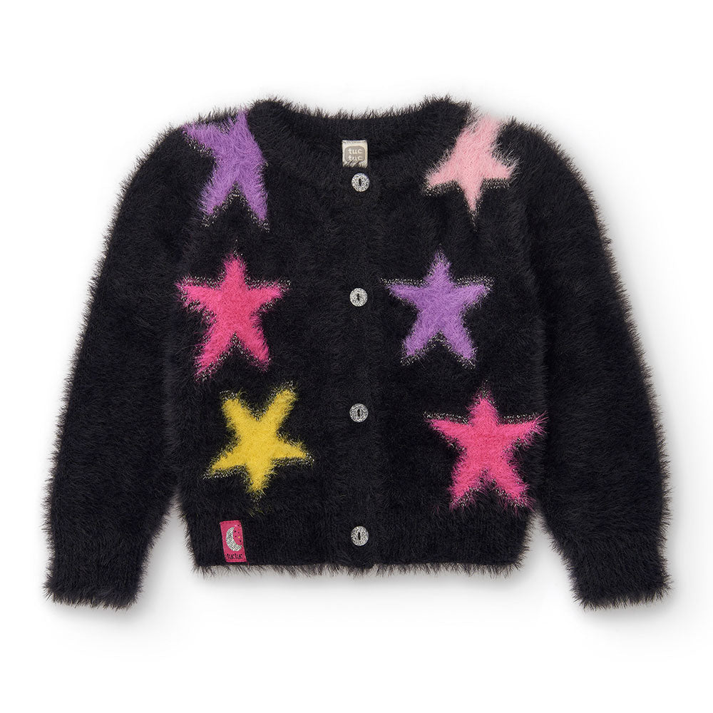 Strickjacke aus der Tuc Tuc Kinderbekleidungslinie, aus sehr weichem Strick mit Sternenmuster in ...