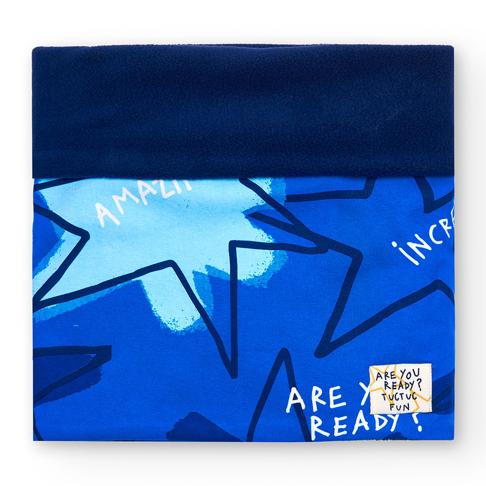 Tour de cou de la ligne Vêtements Enfant Tuc Tuc, avec intérieur en polaire et extérieur à motif ...