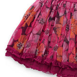 MINIGONNA IN TULLE FIORI