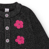 CARDIGAN CORTO FIORI