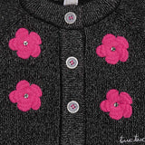 CARDIGAN CORTO FIORI