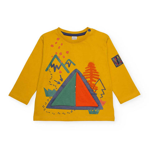 TUC TUC T-Shirt Bambino E Ragazzo | Maglietta Verde Collezione Trekking Time | Cotone Comodo Per Avventure Outdoor
