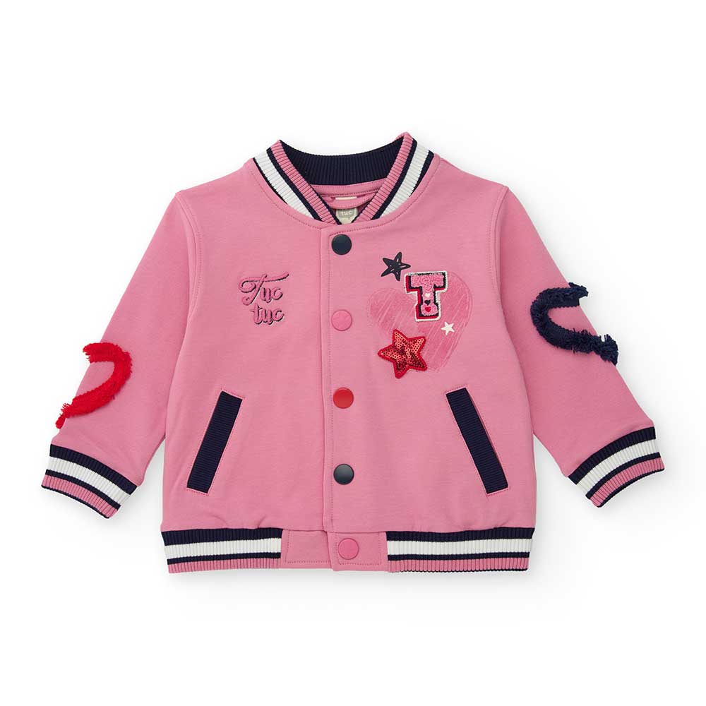 Sweatshirt from the Tuc Tuc Clothing Line, a jacket with buttons on the front and elastic on the ...