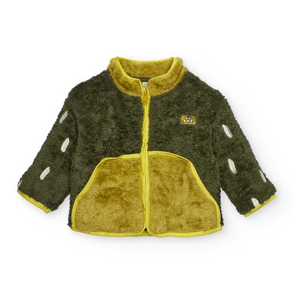Jacke aus Fell der Kinderbekleidungslinie Tuc Tuc, mit Reißverschluss, Taschen vorne und einem be...