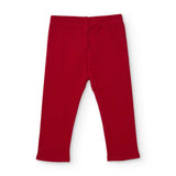 LEGGINGS FELPA ROSSO