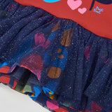 VESTITO MAGLIA CON TULLE