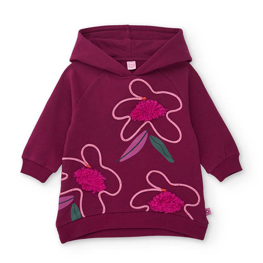 Accogli la stagione fredda con questo vestito felpa con cappuccio, pensato per regalare comfort e...